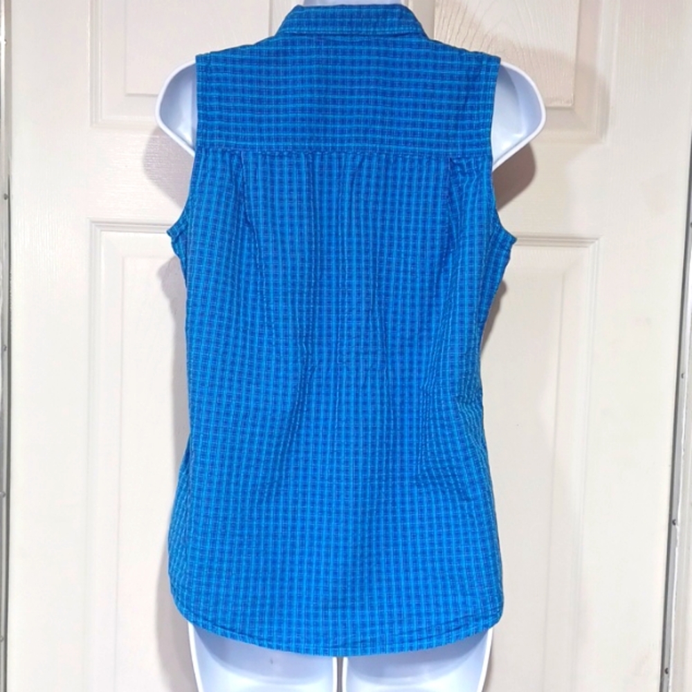 Eddie Bauer sleeveless buttonup top - Picture 9 of 11